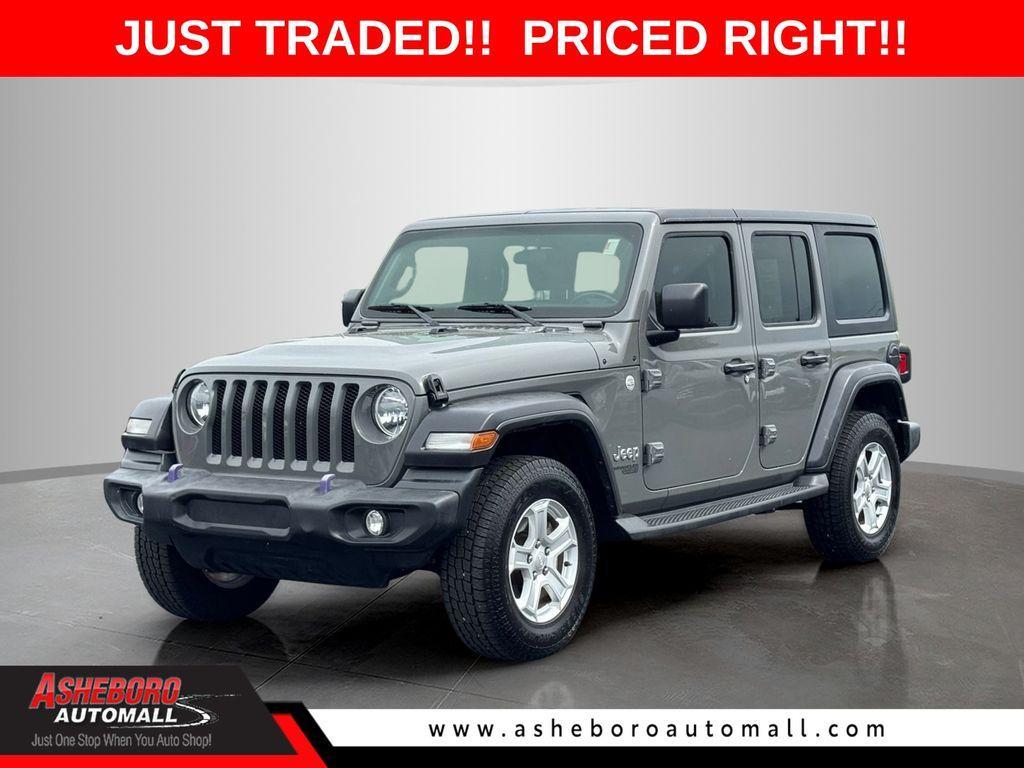 used 2021 Jeep Wrangler Unlimited car, priced at $22,788