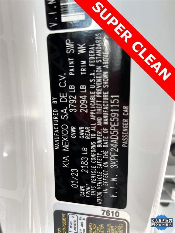 used 2023 Kia Forte car, priced at $20,555