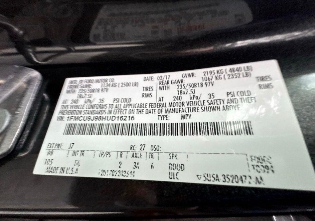 used 2017 Ford Escape car, priced at $13,596