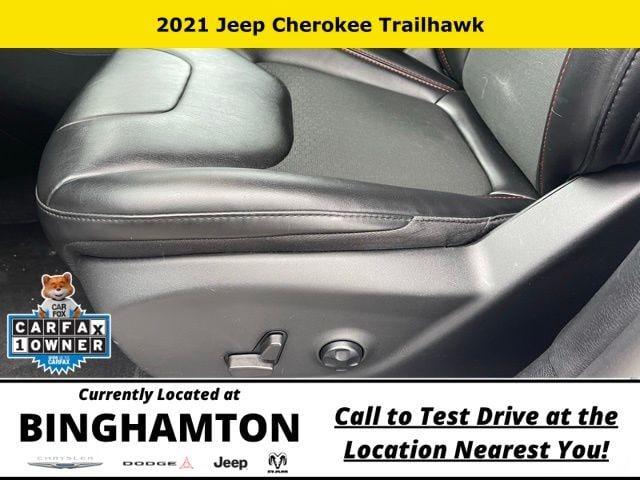 used 2021 Jeep Cherokee car, priced at $25,995