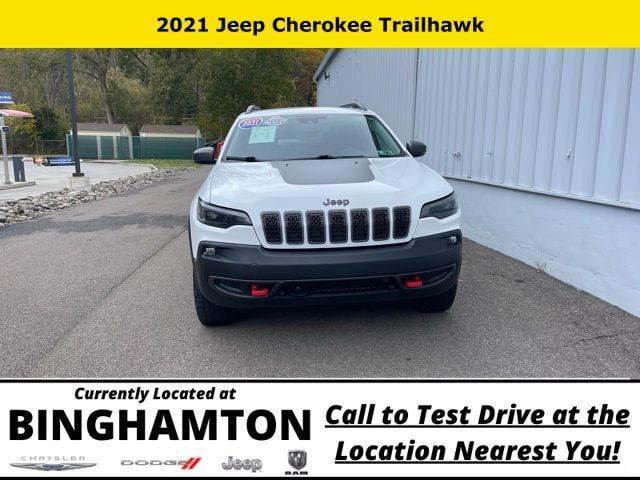 used 2021 Jeep Cherokee car, priced at $25,995