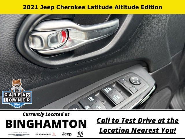 used 2021 Jeep Cherokee car, priced at $24,695