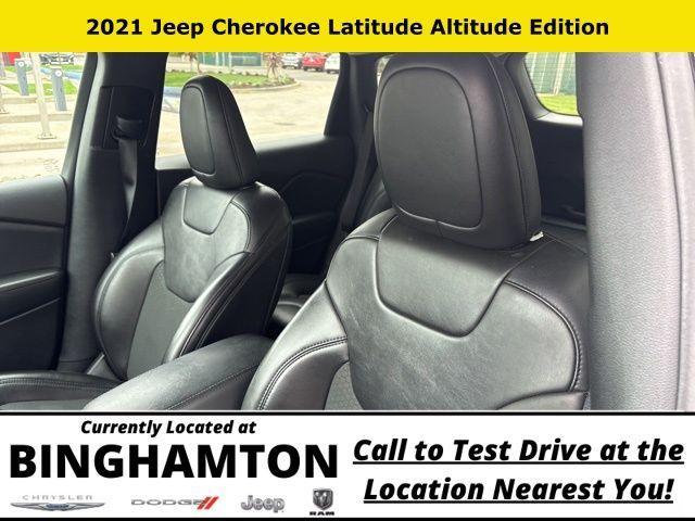used 2021 Jeep Cherokee car, priced at $24,695