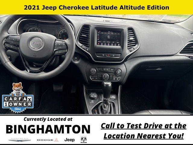 used 2021 Jeep Cherokee car, priced at $24,695