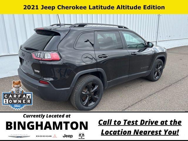 used 2021 Jeep Cherokee car, priced at $24,695