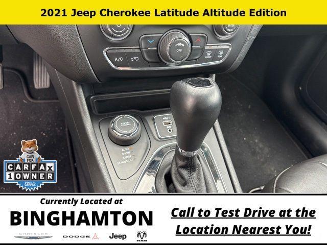 used 2021 Jeep Cherokee car, priced at $24,695