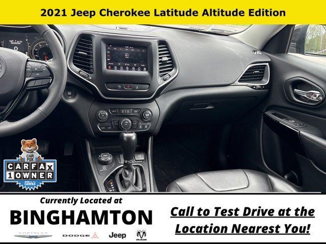 used 2021 Jeep Cherokee car, priced at $24,695