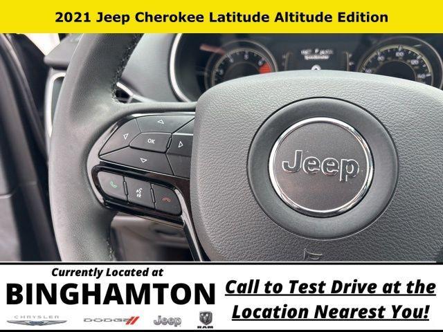 used 2021 Jeep Cherokee car, priced at $24,695