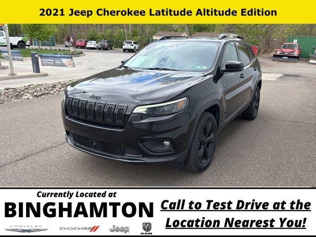 used 2021 Jeep Cherokee car, priced at $24,695