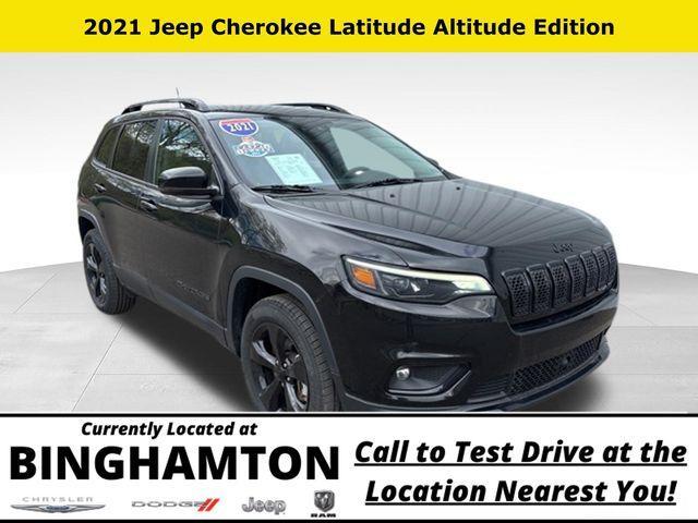 used 2021 Jeep Cherokee car, priced at $24,695