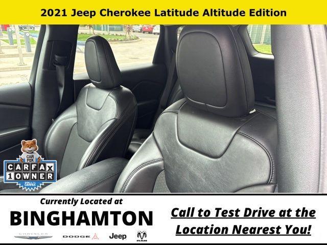 used 2021 Jeep Cherokee car, priced at $24,695