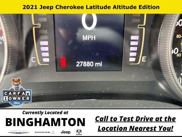 used 2021 Jeep Cherokee car, priced at $24,695