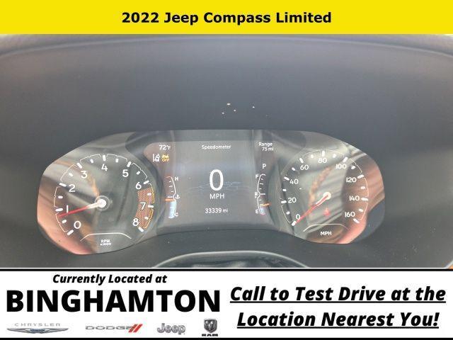 used 2022 Jeep Compass car, priced at $23,882