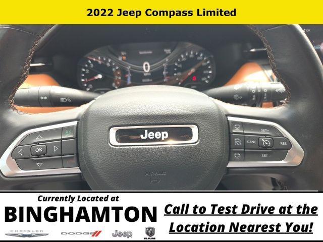 used 2022 Jeep Compass car, priced at $23,882