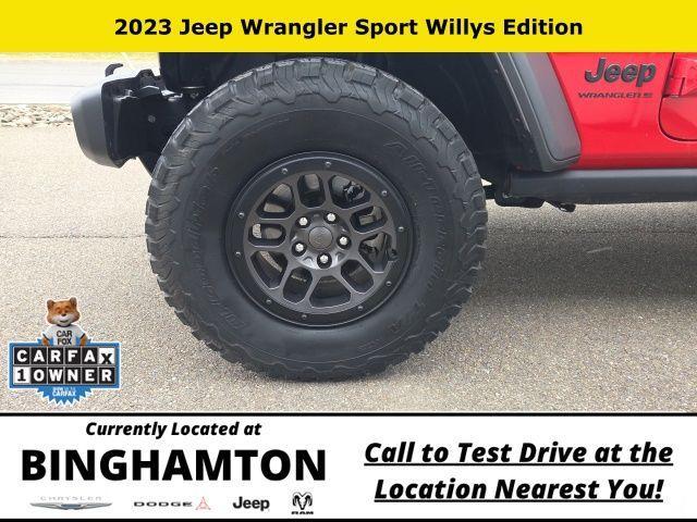 used 2023 Jeep Wrangler car, priced at $37,995