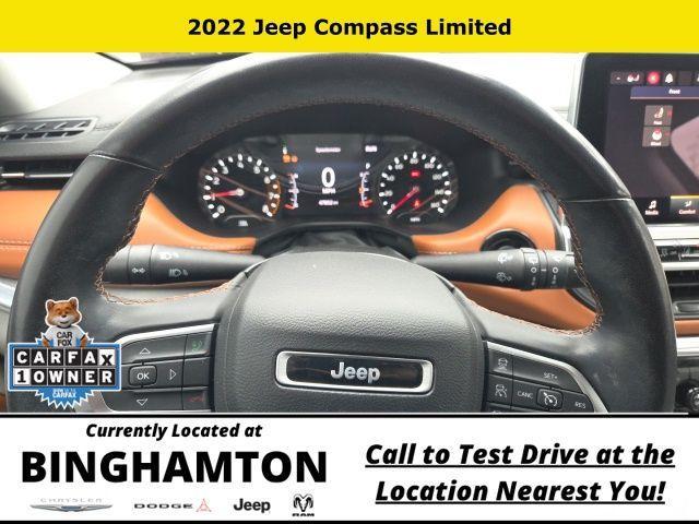 used 2022 Jeep Compass car, priced at $22,120
