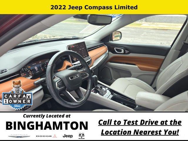 used 2022 Jeep Compass car, priced at $22,120