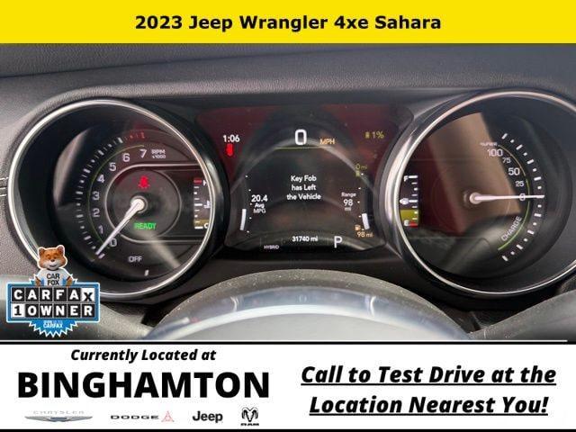 used 2023 Jeep Wrangler 4xe car, priced at $33,995