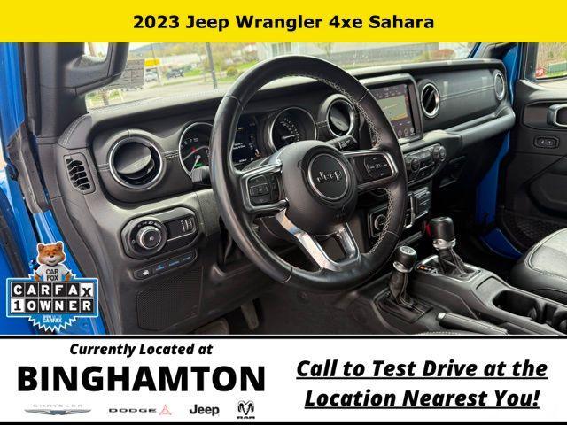 used 2023 Jeep Wrangler 4xe car, priced at $33,995