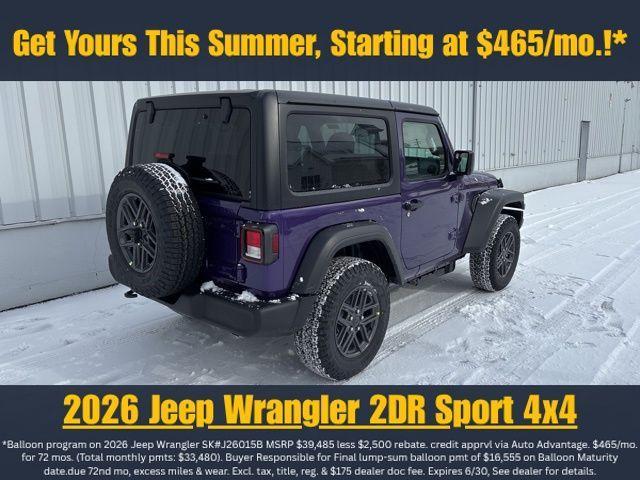 new 2026 Jeep Wrangler car, priced at $47,205