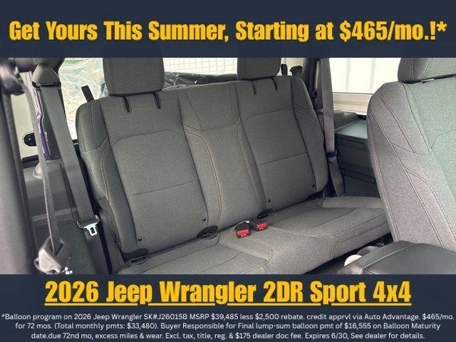 new 2026 Jeep Wrangler car, priced at $47,205