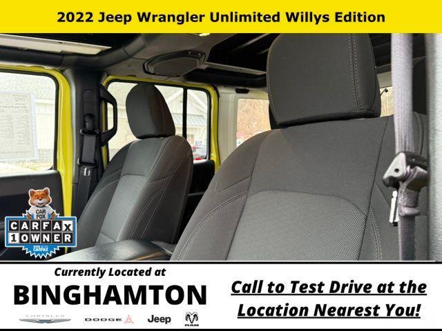 used 2022 Jeep Wrangler Unlimited car, priced at $37,879