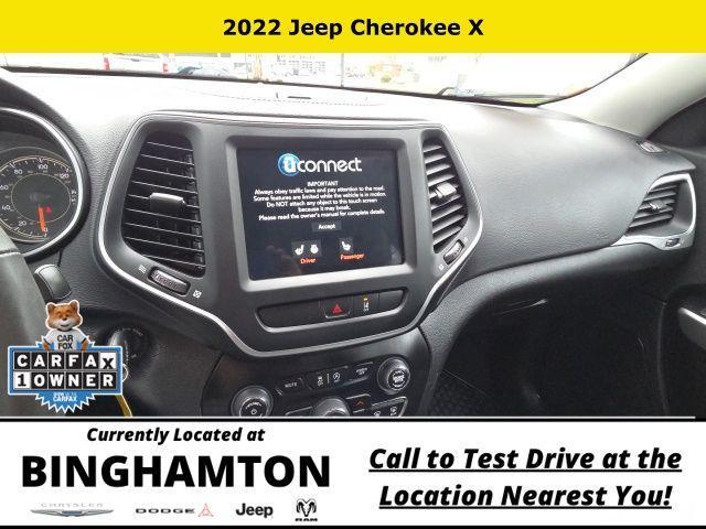 used 2022 Jeep Cherokee car, priced at $23,535