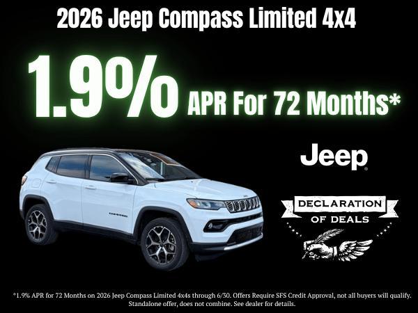 new 2026 Jeep Compass car, priced at $37,295