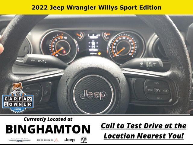 used 2022 Jeep Wrangler car, priced at $32,995