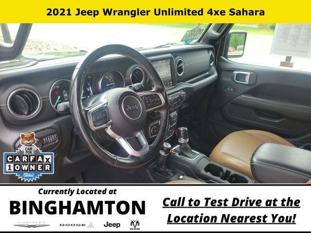 used 2021 Jeep Wrangler Unlimited 4xe car, priced at $29,995