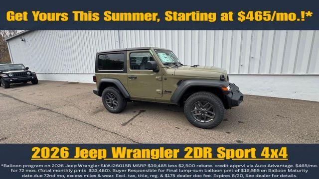 new 2026 Jeep Wrangler car, priced at $45,975