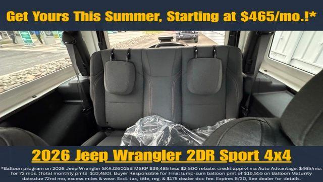 new 2026 Jeep Wrangler car, priced at $45,975