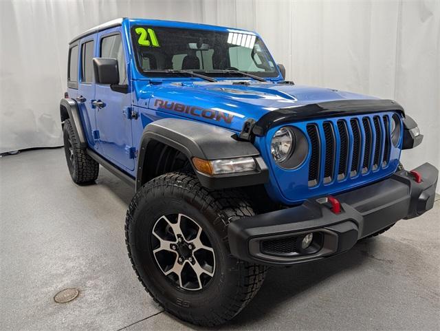 used 2021 Jeep Wrangler Unlimited car, priced at $36,700