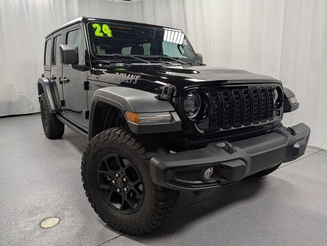 used 2024 Jeep Wrangler car, priced at $34,554