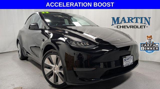 used 2022 Tesla Model Y car, priced at $28,991