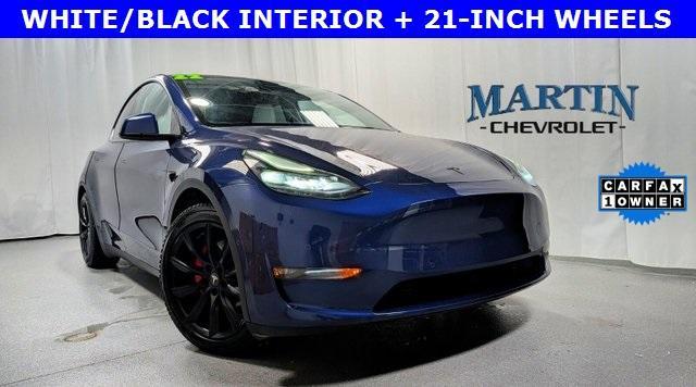 used 2022 Tesla Model Y car, priced at $28,991