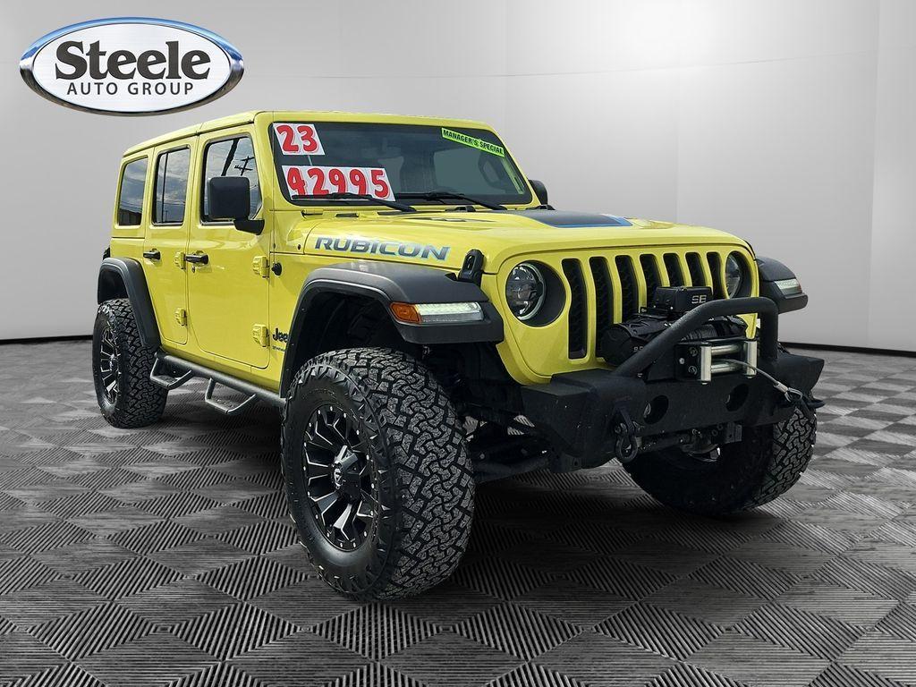 used 2023 Jeep Wrangler 4xe car, priced at $35,695