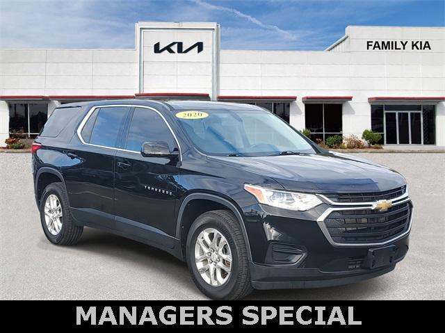 used 2020 Chevrolet Traverse car, priced at $14,500