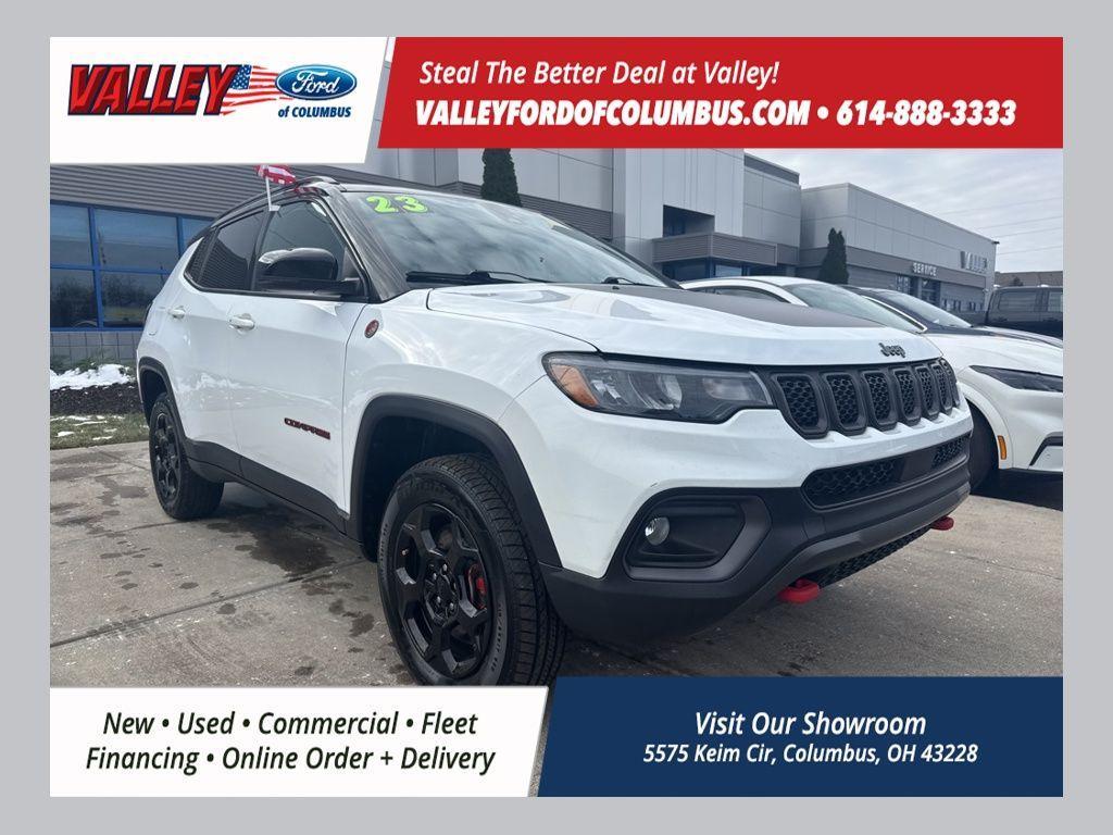 used 2023 Jeep Compass car, priced at $20,999