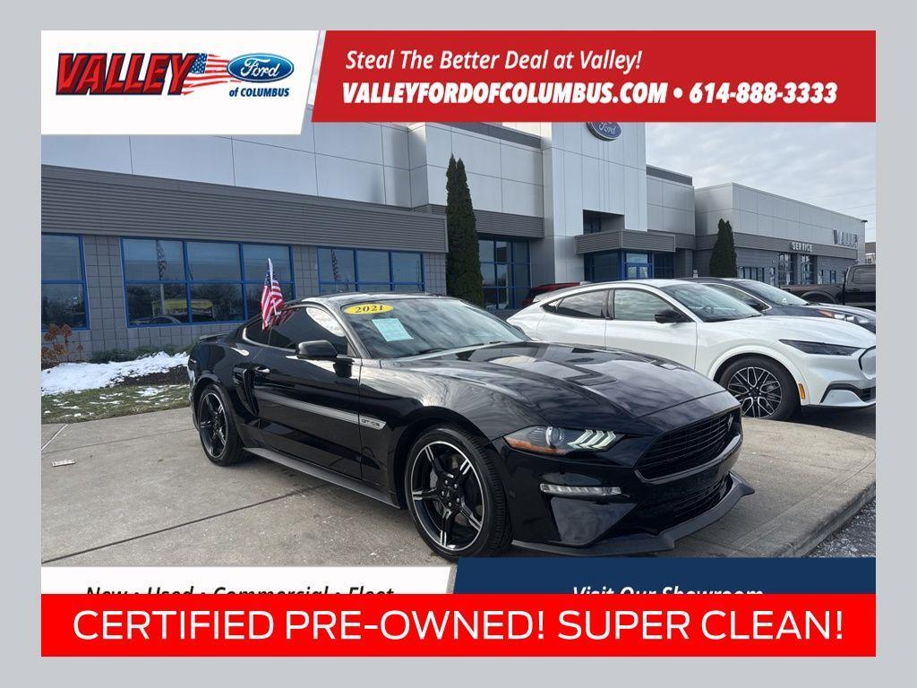 used 2021 Ford Mustang car, priced at $33,999