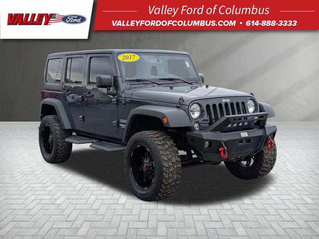 used 2017 Jeep Wrangler Unlimited car, priced at $18,000
