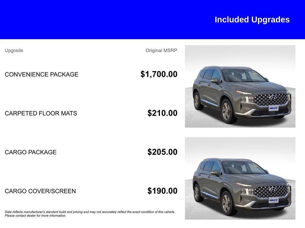 used 2022 Hyundai Santa Fe car, priced at $21,455