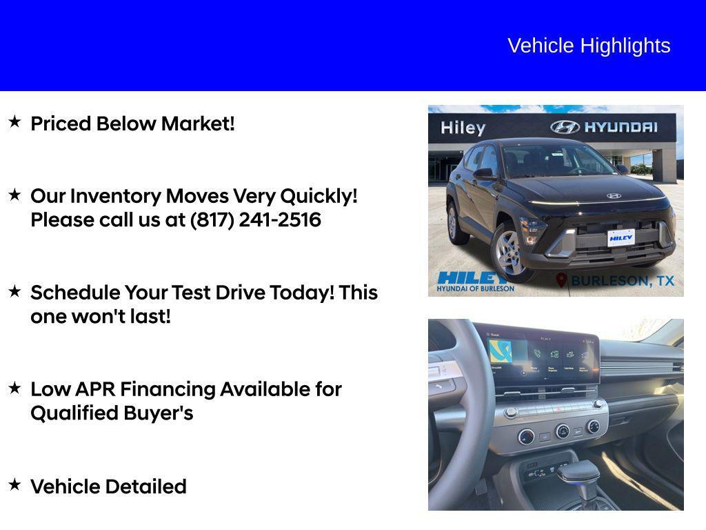 new 2026 Hyundai Kona car, priced at $25,397