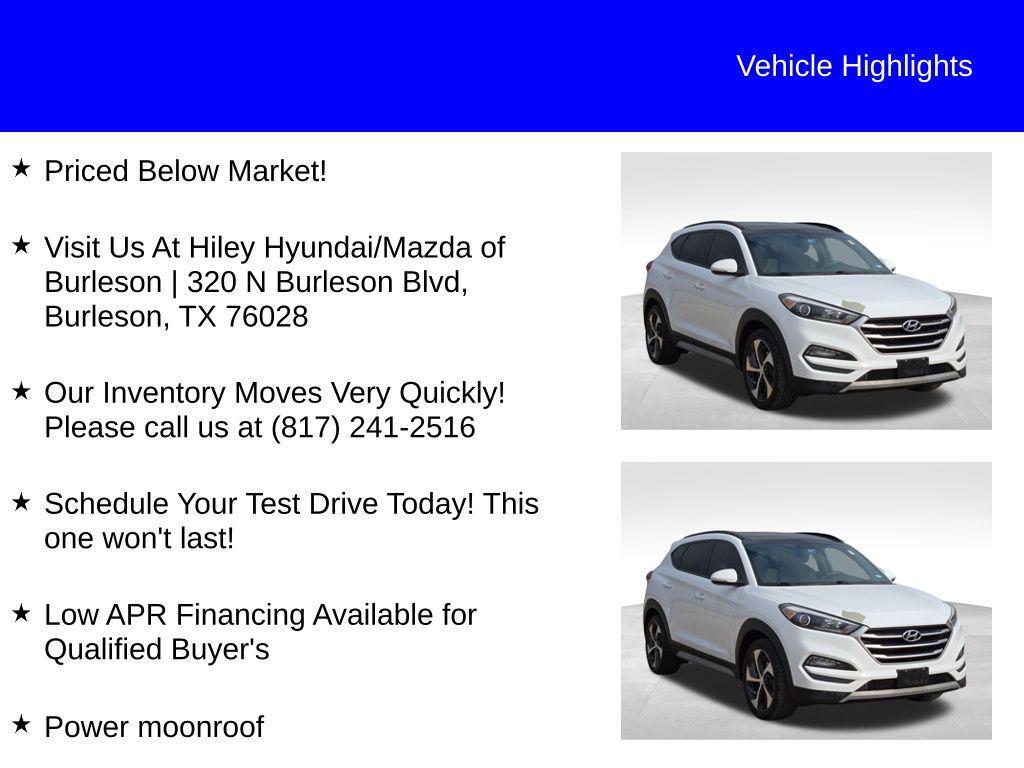 used 2018 Hyundai Tucson car, priced at $14,792