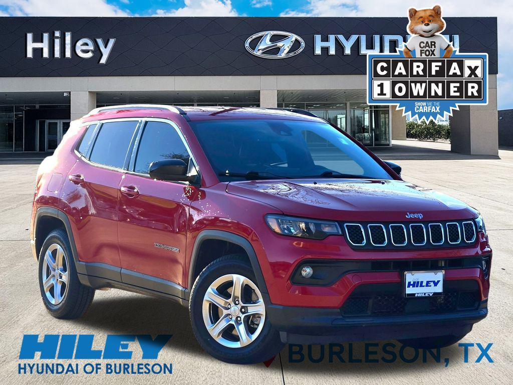 used 2023 Jeep Compass car, priced at $19,242