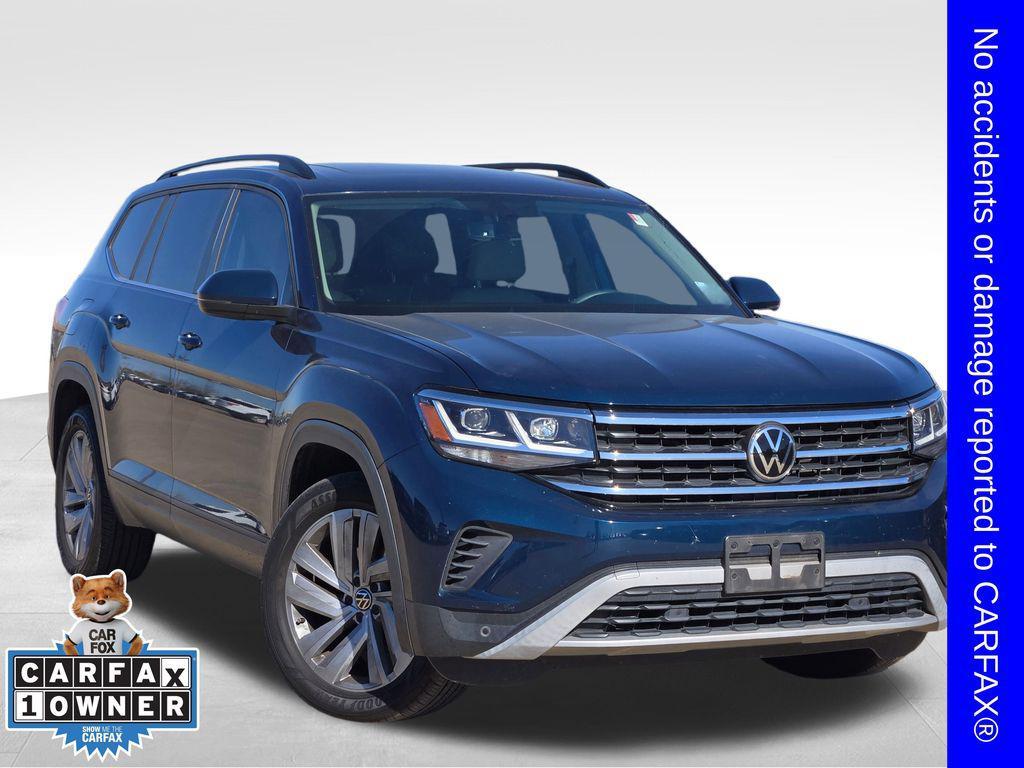 used 2021 Volkswagen Atlas car, priced at $19,077
