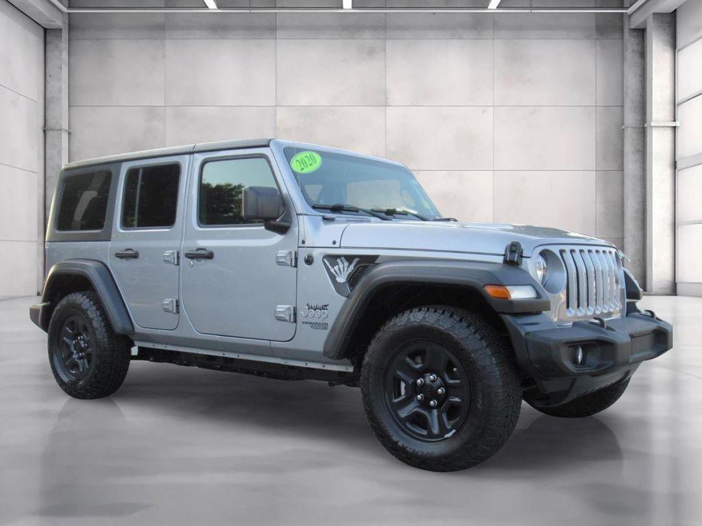 used 2020 Jeep Wrangler Unlimited car, priced at $24,923