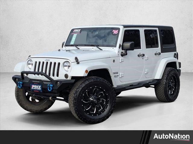 used 2016 Jeep Wrangler Unlimited car, priced at $18,221