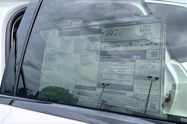 new 2025 Lincoln Nautilus car, priced at $55,020