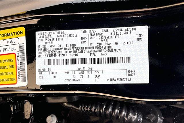 new 2025 Ford Ranger car, priced at $41,350